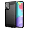 Carbon Case elastyczne etui pokrowiec Samsung Galaxy A72 4G/5G czarny